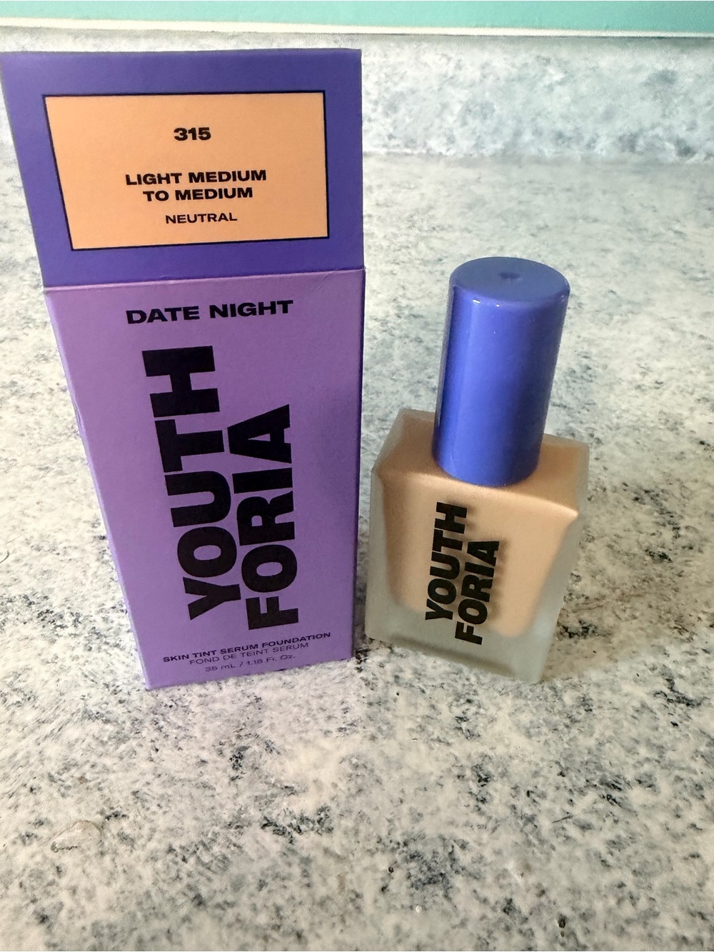 Yourh Foria date Night Skin Tint Serum Foundation - 315 Light Medium to Medium